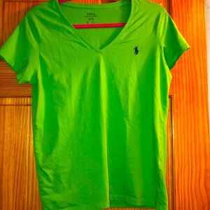 Green Ralph Lauren Polo Tee Shirt